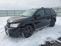 Salvage cars for sale at Assonet, MA auction: 2019 Dodge Journey Crossroad