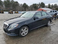 Salvage cars for sale at Mendon, MA auction: 2014 Mercedes-Benz E 350 4matic