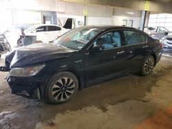 Salvage cars for sale at Indianapolis, IN auction: 2015 Honda Accord Touring Hybrid