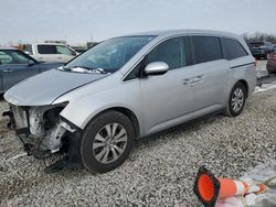 Salvage cars for sale at Columbus, OH auction: 2015 Honda Odyssey EX