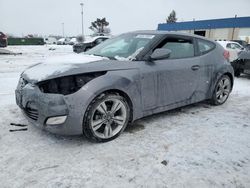 Salvage cars for sale at Woodhaven, MI auction: 2013 Hyundai Veloster