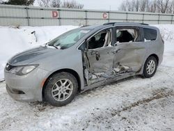 Salvage cars for sale at Davison, MI auction: 2021 Chrysler Voyager LXI