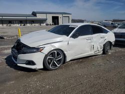 Salvage cars for sale at Earlington, KY auction: 2022 Honda Accord Sport