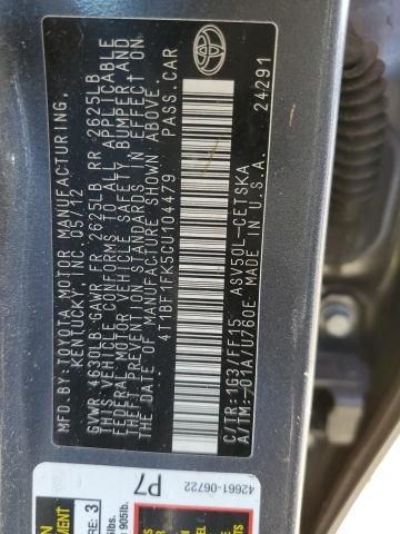 2012 Toyota Camry Base