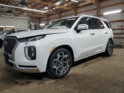 Salvage cars for sale at Pekin, IL auction: 2022 Hyundai Palisade Calligraphy