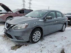 Salvage cars for sale at Elgin, IL auction: 2016 Nissan Sentra S