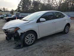 Salvage cars for sale at Knightdale, NC auction: 2017 Toyota Corolla L