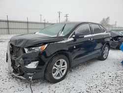 Salvage cars for sale at auction: 2017 Ford Edge Titanium