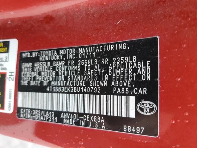 2011 Toyota Camry Hybrid