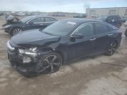 Salvage cars for sale at Kansas City, KS auction: 2017 Honda Civic Touring