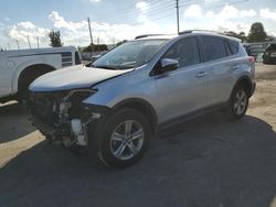 Salvage cars for sale at Miami, FL auction: 2015 Toyota Rav4 XLE