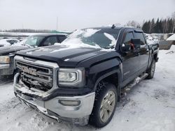 Salvage cars for sale from Copart Montreal Est, QC: 2016 GMC Sierra K1500 SLE