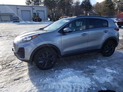 Salvage cars for sale at Mendon, MA auction: 2021 KIA Sportage S