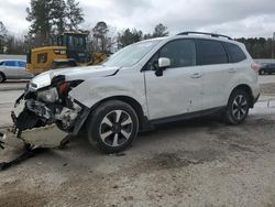 Salvage SUVs for sale at auction: 2017 Subaru Forester 2.5I Limited