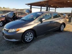 Honda Vehiculos salvage en venta: 2012 Honda Civic LX