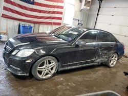 Salvage cars for sale at Lyman, ME auction: 2013 Mercedes-Benz E 350 4matic