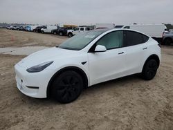 Salvage cars for sale at Houston, TX auction: 2025 Tesla Model Y