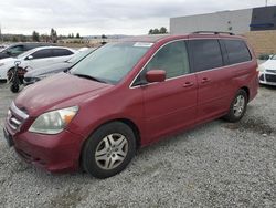 Salvage cars for sale at Mentone, CA auction: 2005 Honda Odyssey EXL