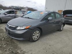 Salvage cars for sale at Windsor, NJ auction: 2012 Honda Civic LX