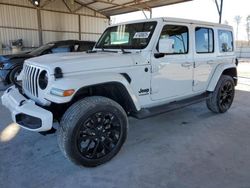 Salvage cars for sale at Cartersville, GA auction: 2021 Jeep Wrangler Unlimited Sahara