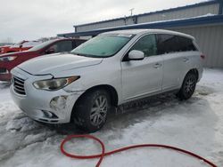 Salvage cars for sale at Wayland, MI auction: 2013 Infiniti JX35