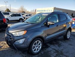 Salvage cars for sale at Littleton, CO auction: 2019 Ford Ecosport SE