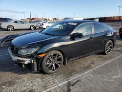 Salvage cars for sale at Wilmington, CA auction: 2020 Honda Civic Sport