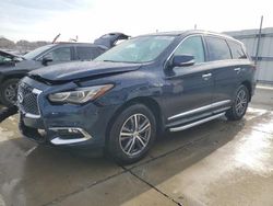 Salvage cars for sale at Cahokia Heights, IL auction: 2017 Infiniti QX60