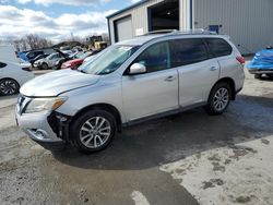 Salvage cars for sale at Duryea, PA auction: 2013 Nissan Pathfinder S