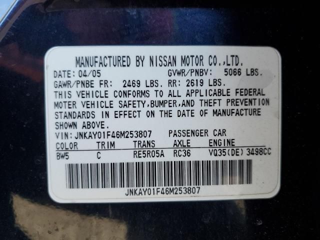 2006 Infiniti M35 Base