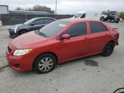 Salvage cars for sale at Orlando, FL auction: 2010 Toyota Corolla Base