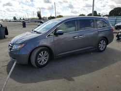 Salvage cars for sale at Miami, FL auction: 2016 Honda Odyssey EXL