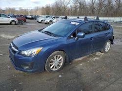 Salvage cars for sale from Copart Ellwood City, PA: 2013 Subaru Impreza Premium