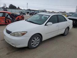 Salvage cars for sale at Nampa, ID auction: 2002 Toyota Camry LE