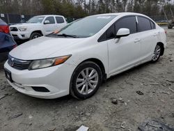 Salvage cars for sale at Waldorf, MD auction: 2012 Honda Civic EX