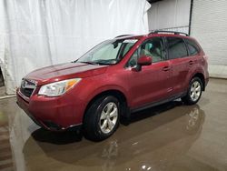 Salvage cars for sale at Central Square, NY auction: 2015 Subaru Forester 2.5I Premium