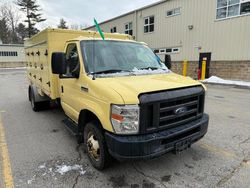 Salvage cars for sale at North Billerica, MA auction: 2019 Ford Econoline E450 Super Duty Cutaway Van