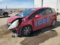 Salvage cars for sale at Albuquerque, NM auction: 2009 Honda FIT Sport