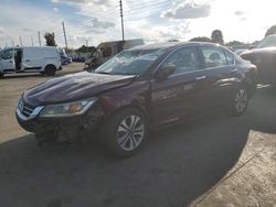 Salvage cars for sale at Miami, FL auction: 2014 Honda Accord LX