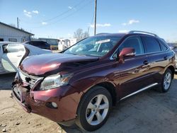 Salvage cars for sale at Pekin, IL auction: 2013 Lexus RX 350