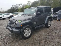 Salvage cars for sale at Riverview, FL auction: 2018 Jeep Wrangler Sport