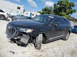 Salvage cars for sale at Opa Locka, FL auction: 2021 Audi Q7 Premium Plus