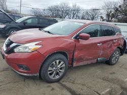 Salvage cars for sale at Moraine, OH auction: 2016 Nissan Murano S