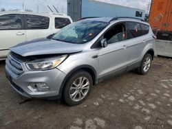 Salvage cars for sale at Bridgeton, MO auction: 2018 Ford Escape SE