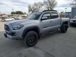 Salvage cars for sale at Sacramento, CA auction: 2019 Toyota Tacoma Double Cab