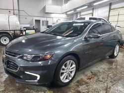 Chevrolet salvage cars for sale: 2017 Chevrolet Malibu LT