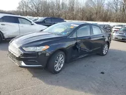 Salvage cars for sale from Copart Glassboro, NJ: 2017 Ford Fusion SE