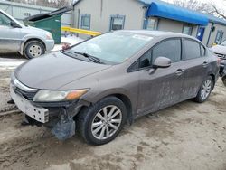 Carros salvage sin ofertas aún a la venta en subasta: 2012 Honda Civic EXL