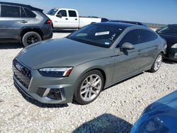 Salvage cars for sale at Temple, TX auction: 2023 Audi A5 Premium Plus 45