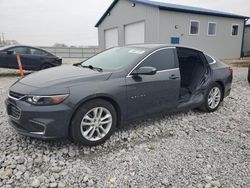 Salvage cars for sale at Barberton, OH auction: 2016 Chevrolet Malibu LT